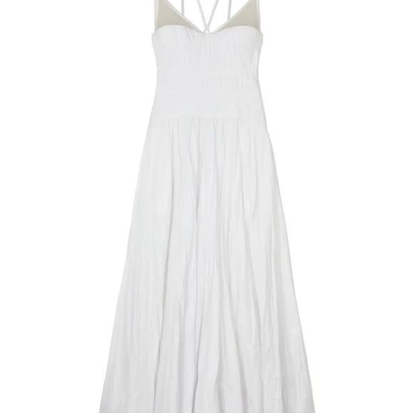 Jonathan Simkhai Dresses & Skirts - Indy Cotton Blend Plissé Maxi Dress